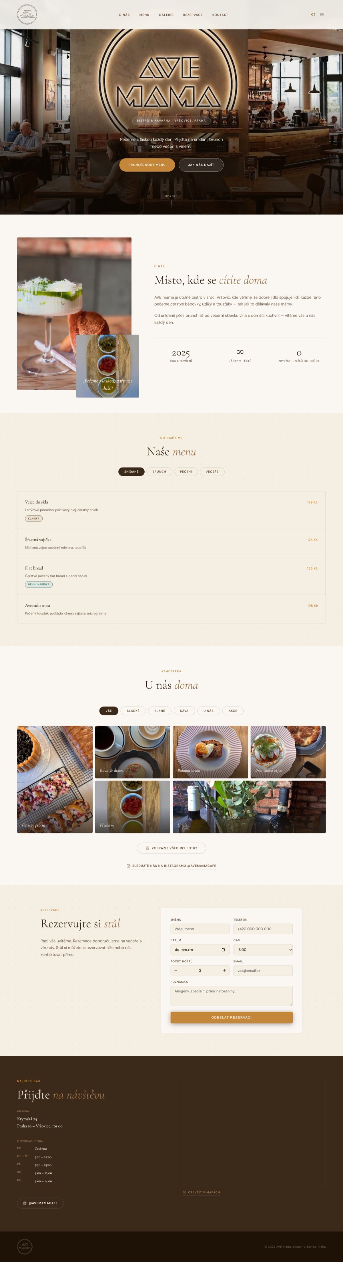 Ukázka landing page na míru